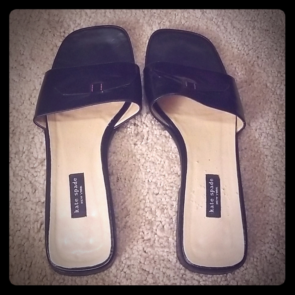 Black kate spade sandals
